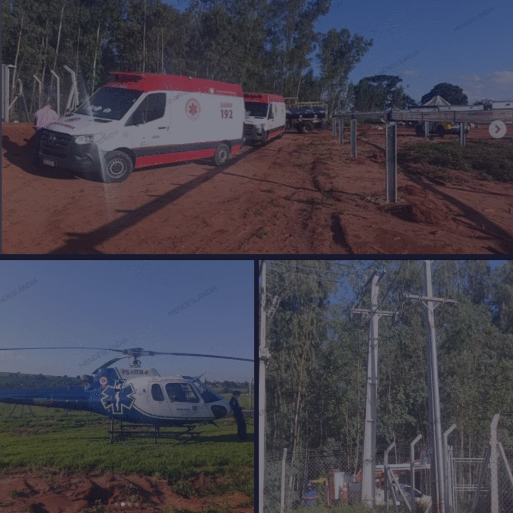 Fatalidade em Colorado: trabalhador morre após choque elétrico em usina fotovoltaica